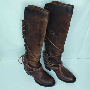 Freebird By Steven Coal Knee High Boots Sz 7